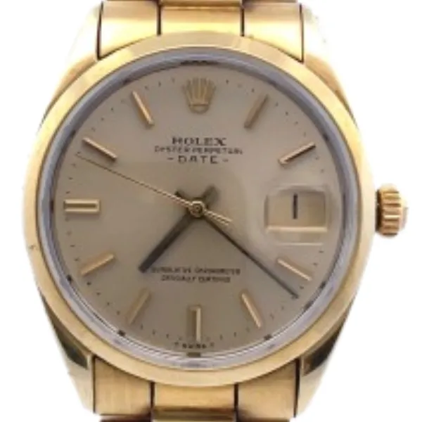 ロレックス オイスターパーペチュアルデイト 1550 ゴールド