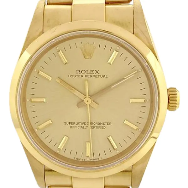 ロレックス オイスターパーペチュアル 14208 ゴールド