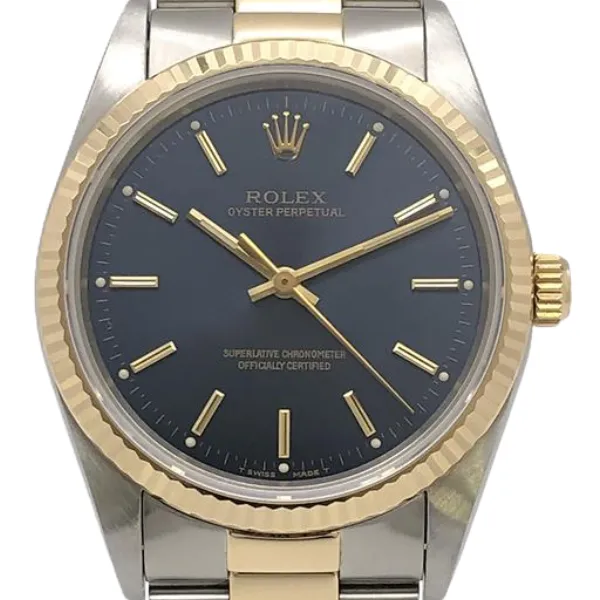 ロレックス オイスターパーペチュアル 14233 ブルー