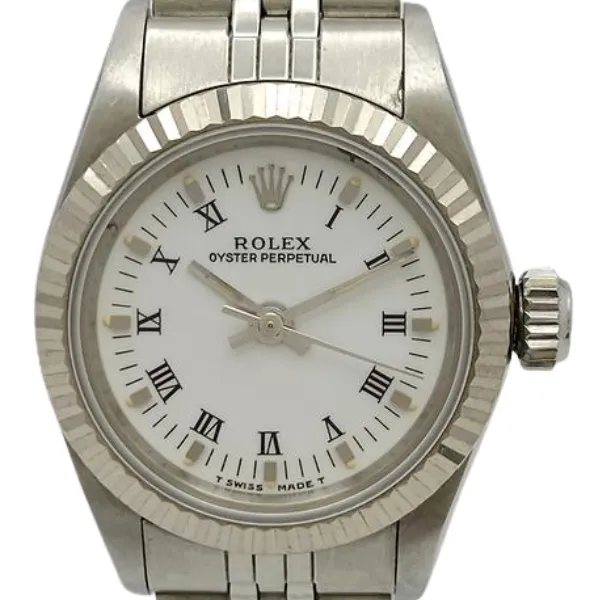 ロレックス オイスターパーペチュアル 67194 ホワイト