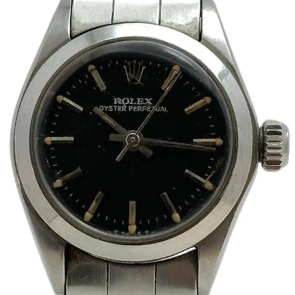 ロレックス オイスターパーペチュアル 6618 ブラック