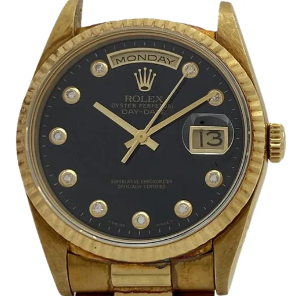 ロレックス デイデイト 18238G ブラック