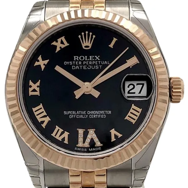 ロレックス デイトジャスト 178271 ブラック