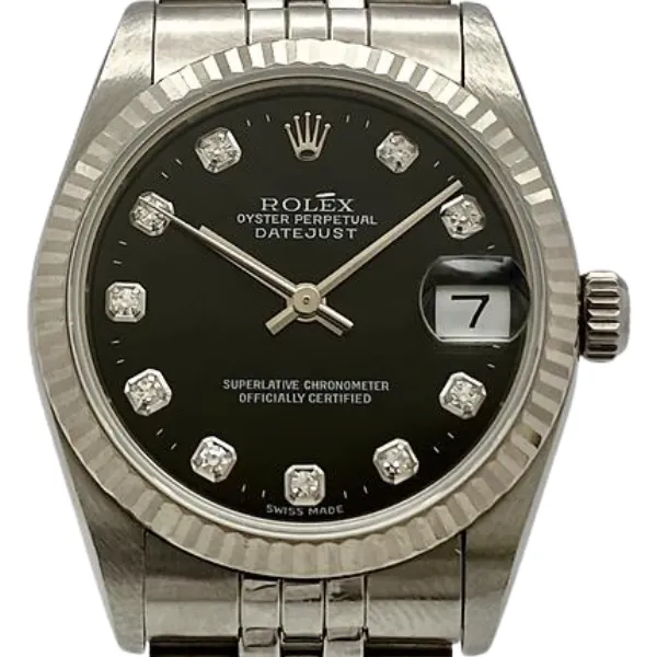 ロレックス デイトジャスト 68274G ブラック