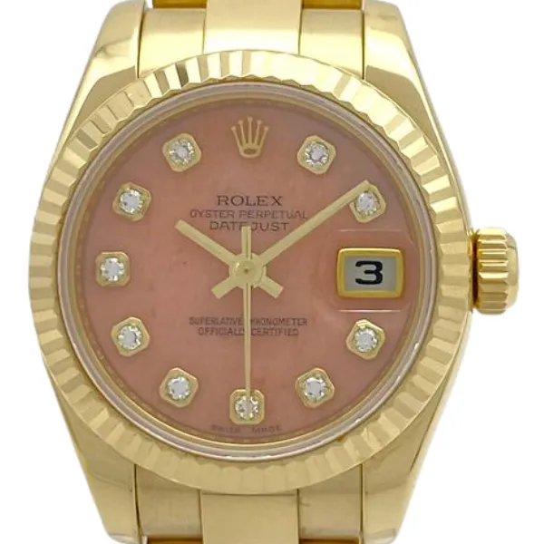 ロレックス デイトジャスト 179178G オレンジ