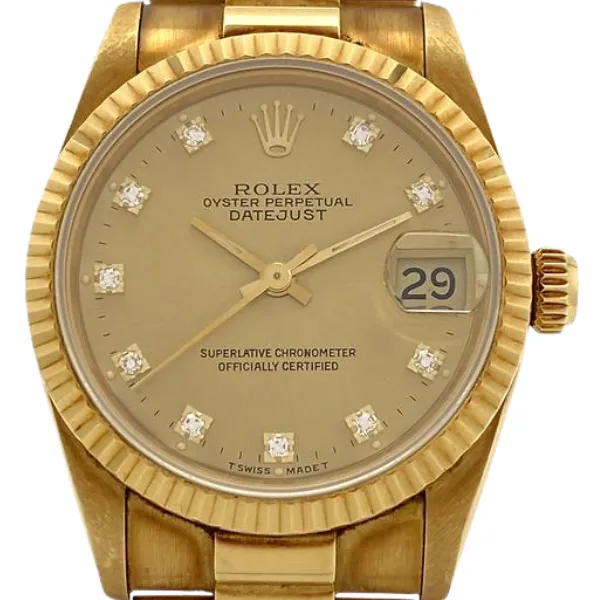 ロレックス デイトジャスト 68278G ゴールド