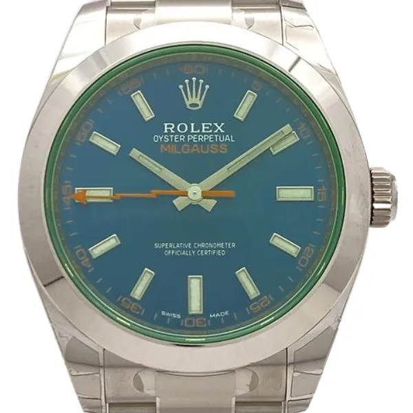 ロレックス ミルガウス 116400GV ブルー