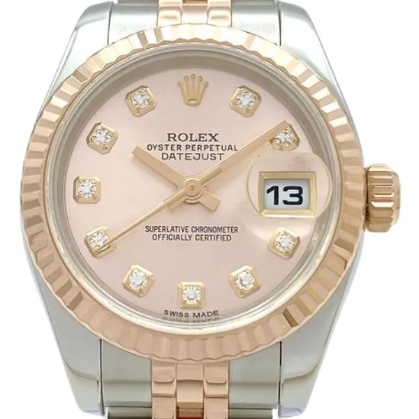 ロレックス デイトジャスト 179171G ピンクゴールド