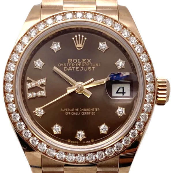 ロレックス デイトジャスト 279135RBR ブラウン
