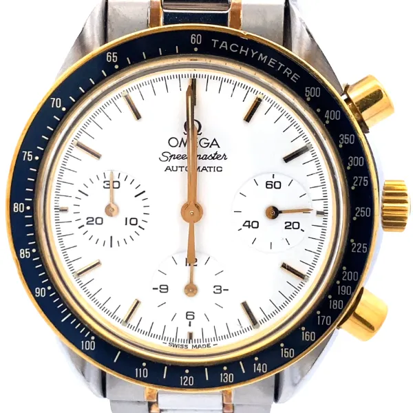 オメガ スピードマスター 175.0032 SS/YG ホワイト