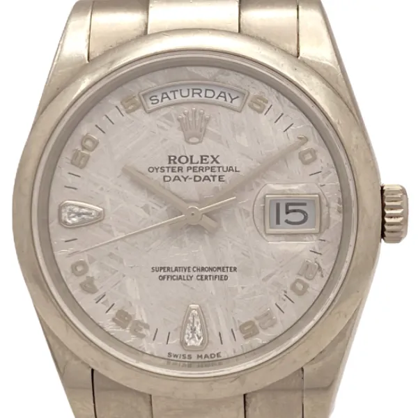 ロレックス デイデイト 118209 2BR シルバー