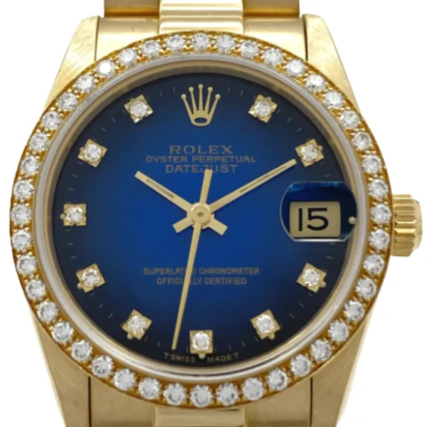 ロレックス デイトジャスト 68288G ブルー