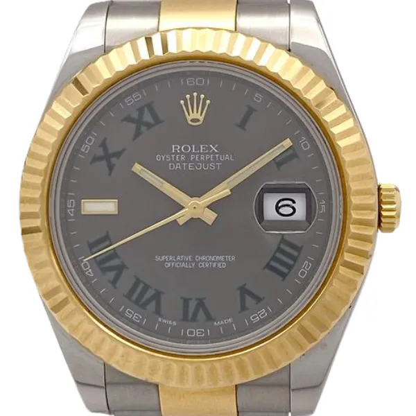 ロレックス デイトジャスト 116333 グレー