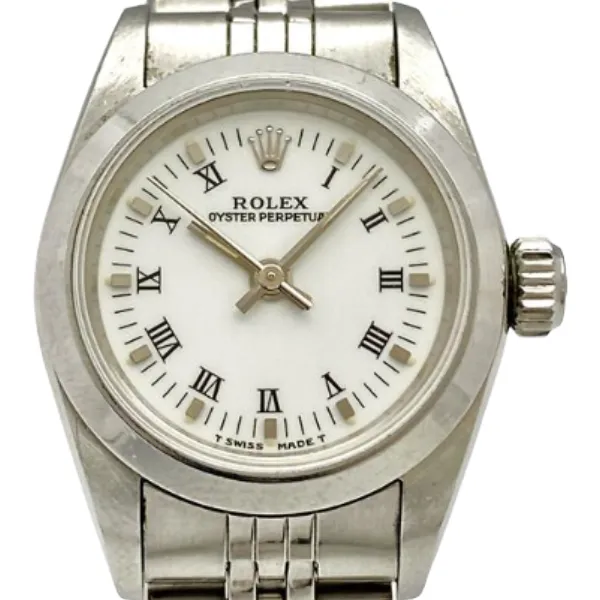 ロレックス オイスターパーペチュアル 67180 ホワイト