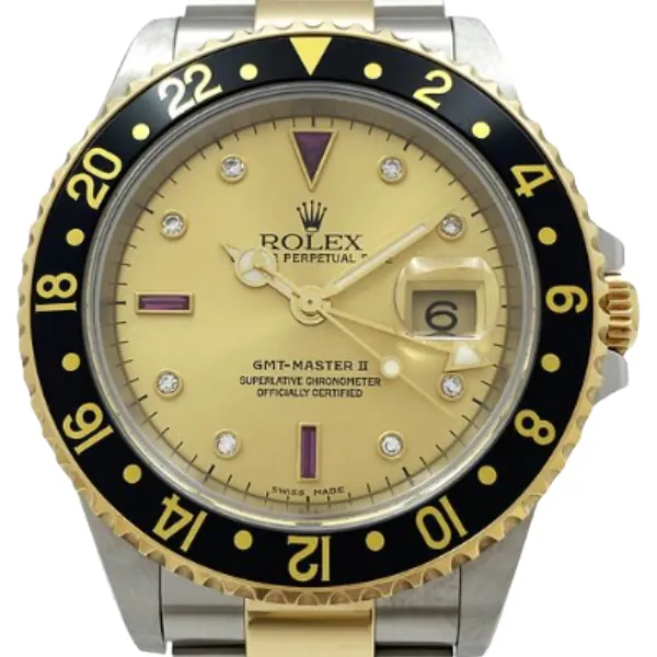 ロレックス GMTマスターⅡ 16713RG ゴールド