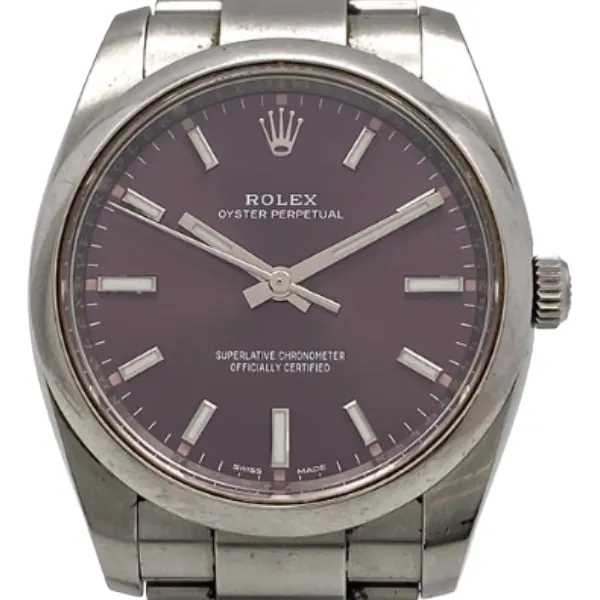 ロレックス オイスターパーペチュアル 114200 パープル