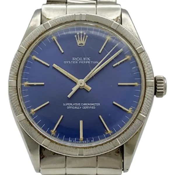 ロレックス オイスターパーペチュアル 1007 ブルー