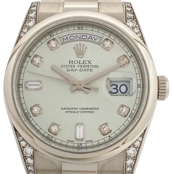 ロレックス デイデイト 118296A シルバー