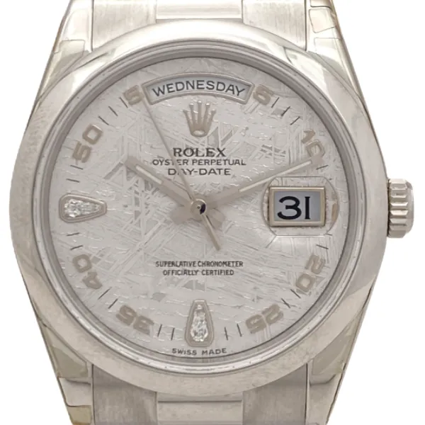 ロレックス デイデイト 118206 2BR メテオライト