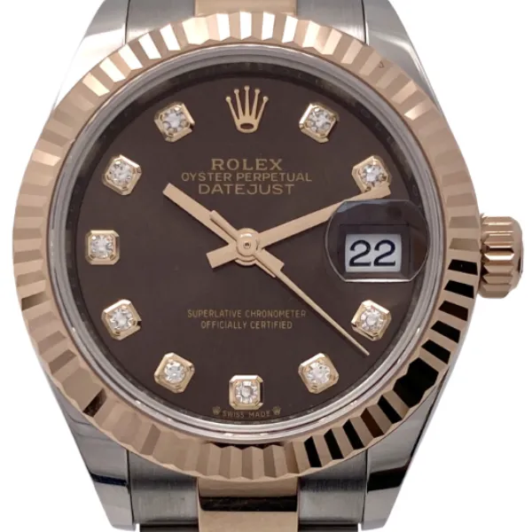 ロレックス デイトジャスト 279171 チョコレート