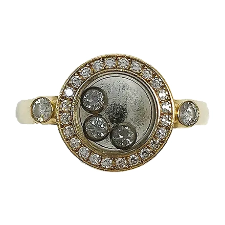 ショパール ハッピーダイヤモンド ラウンド リング