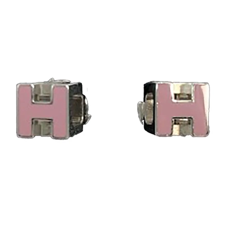 エルメス Hキューブ ピンク ピアス