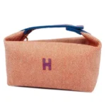 エルメス ブリッドアブラックGM ポーチ キャンバス