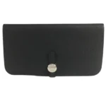 エルメス ドゴンロング 財布 レザー X刻印