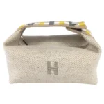 エルメス ブリッドアブラックPM ポーチ フェルト