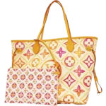 ルイ・ヴィトン モノグラムタイル ネヴァーフルMM トートバッグ M25317